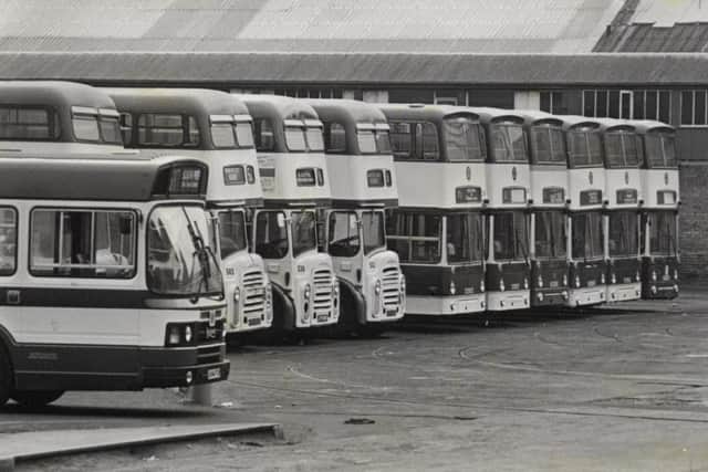1985
Buses at the Blackpool Corporation depot