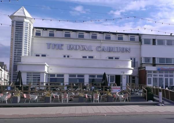 The Royal Carlton Hotel on Blackpool Promenade