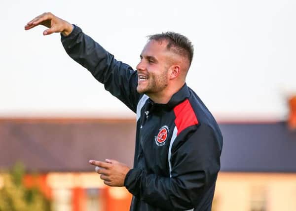 Fleetwood U18 coach Nathan Rooney. Photo credit: Stefan Willoughby