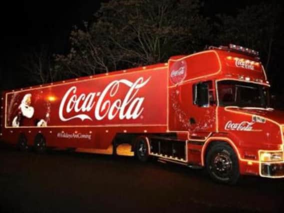 The Coca-Cola truck is not coming to Blackpool.