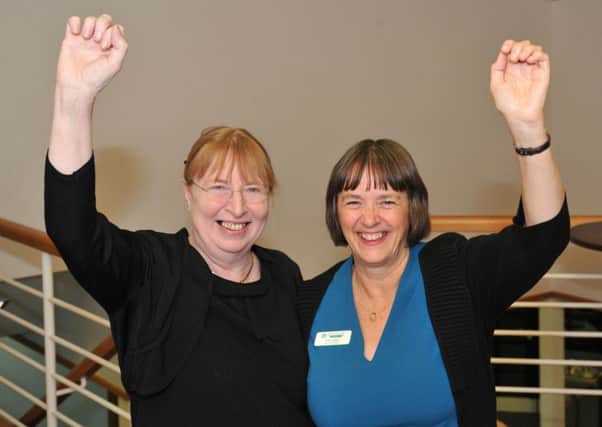 Chair of Trustees Mary Wren-Hilton and Clinical Director Julie Huttley - Picture by Julian Brown