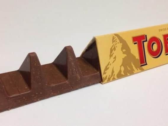 Toblerone after the change