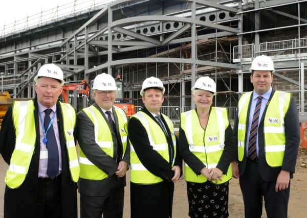 Minister Andrew Percy visits the Enterprise Zone at Blackpool Airport