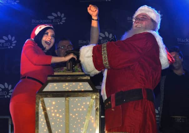 A flashback to the 2014 Blackpool Christmas lights switch on
