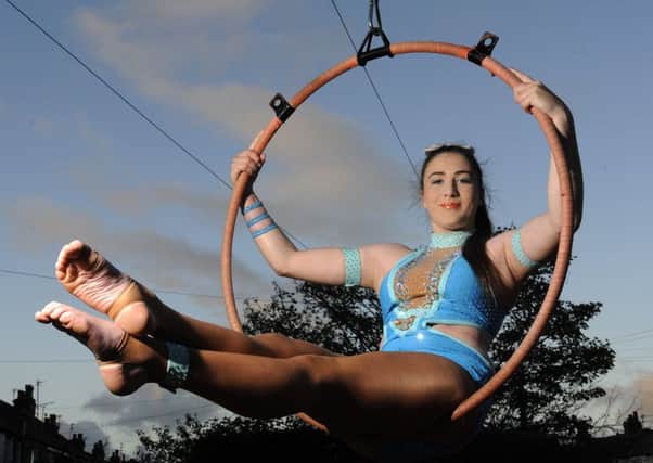 Fifteen-year-old gymnast Suzy Snee will be performing at the Winter Gardens in the Wyre and Fylde Dance Festival