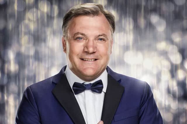 Ed Balls has tweeted his excitement at getting to dance at the Blackpool Tower Ballroom