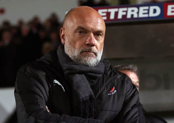 Fleetwood Town head coach Uwe Rosler