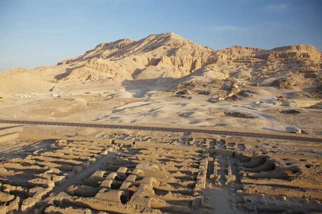 The Valley of the Kings in Egypt, where Mr Traynor and his long-term partner Julie visited