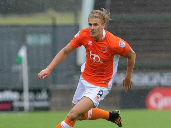 Midfielder Brad Potts.
