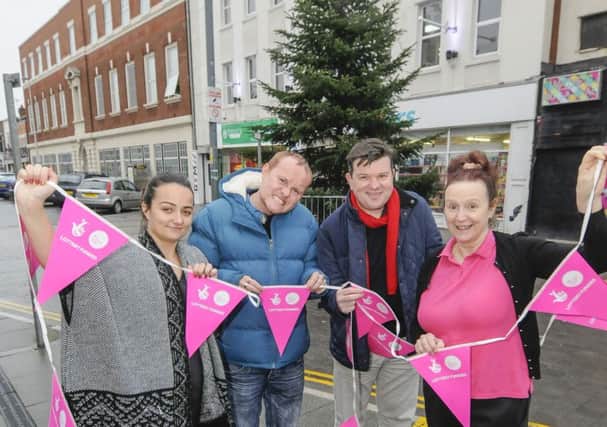National Lottery cash has provided a festive boost for residents and traders on Waterloo Road