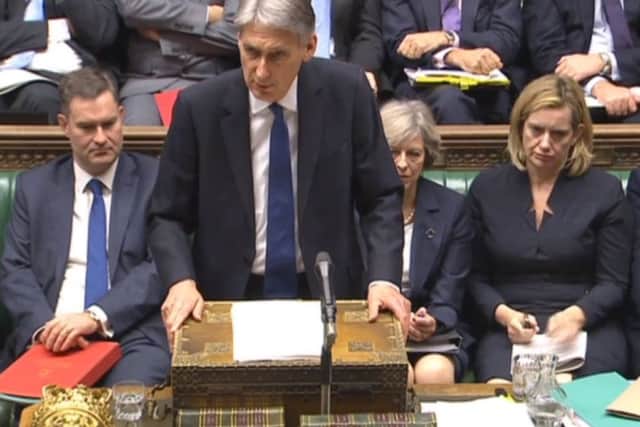 Chancellor Philip Hammond delivers his Autumn Statement in the House of Commons, London. PRESS ASSOCIATION Photo.