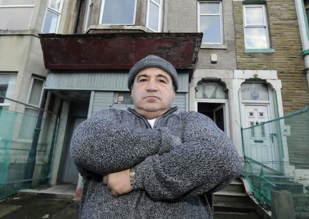 Andrew Ratajczak has been told by Blackpool Council to leave his property on Tyldesley Road