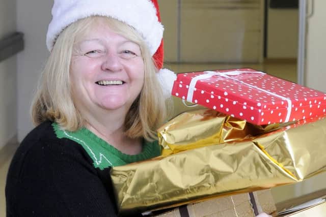 Launch of Christmas Gifts Appeal at Blackpool Victoria Hospital. Pictured is head of fundraising Ann Healey.