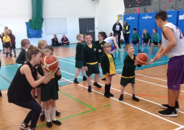 St Kentigern's Catholic Primary School basketball tournament.