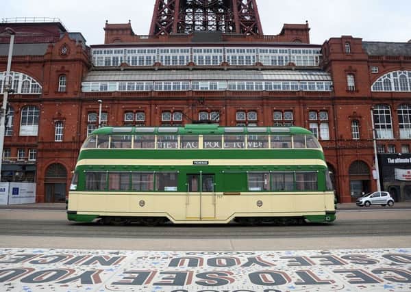 One of the heritage trams youngsters saw on their trip to the Rigby Road tram depot