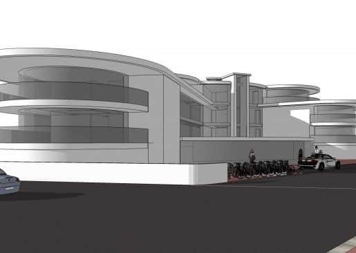 An artists impression of how the flats could look