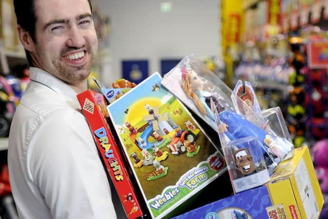 Staff at Smyths Toys are supporting the Give a Gift appeal