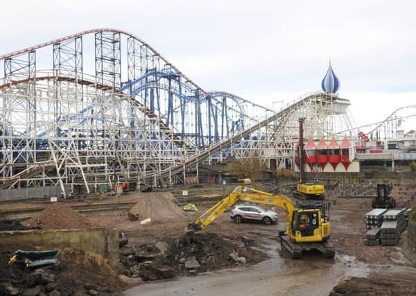 Launch of the new ride at Blackpool Pleasure Beach