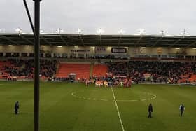 Saturday's game was played in front of a sparse crowd at Bloomfield Road
