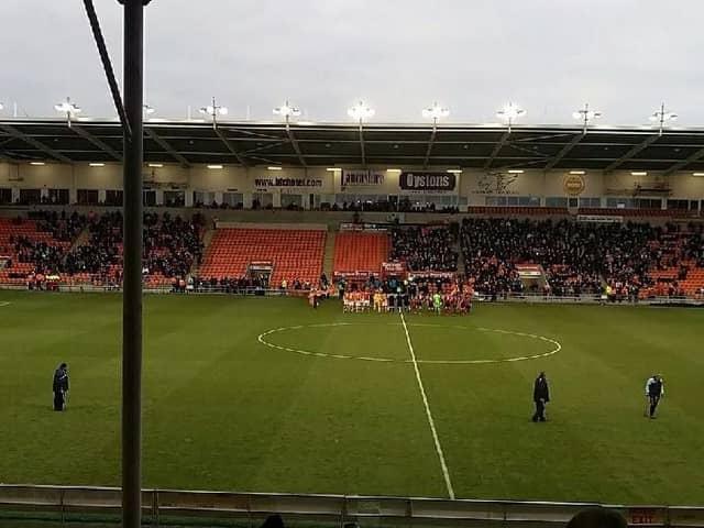 Saturday's game was played in front of a sparse crowd at Bloomfield Road