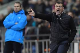 Blackpool boss Gary Bowyer admitted his side was made to work hard by Brackley Town