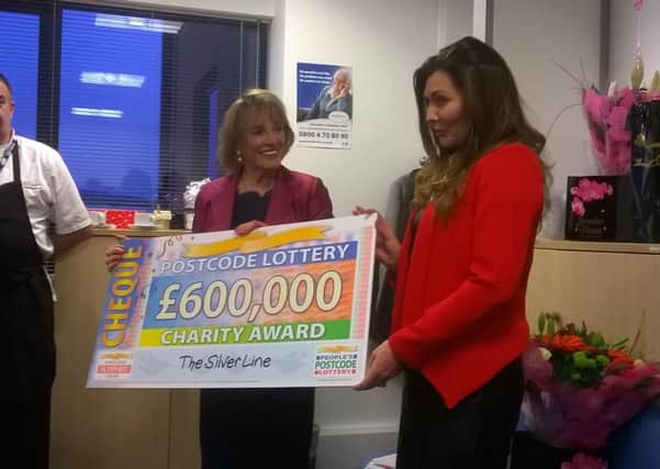 Silver Line receives a Â£600,000 donation from the postcode lottery
