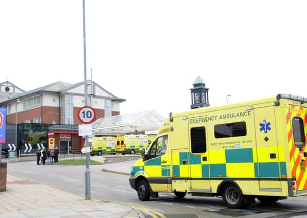 Accident and Emergency (A&E) at Blackpool Victoria Hospital