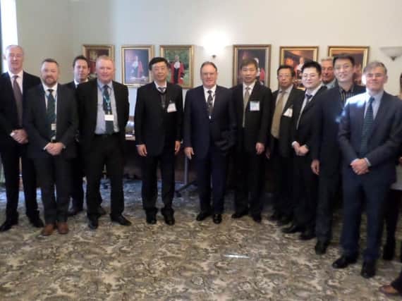 A Chinese delegation, made up from representatives of two power firms, met with the NPL Group and members of Wyre Council.