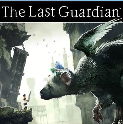 GAME OF THE WEEK The Last Guardian, for the PS4, an action/adventure game, priced at 43.99. Picture credit: PA Photo/Handout.