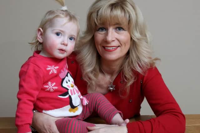 Lydia is pictured with her mum Clare