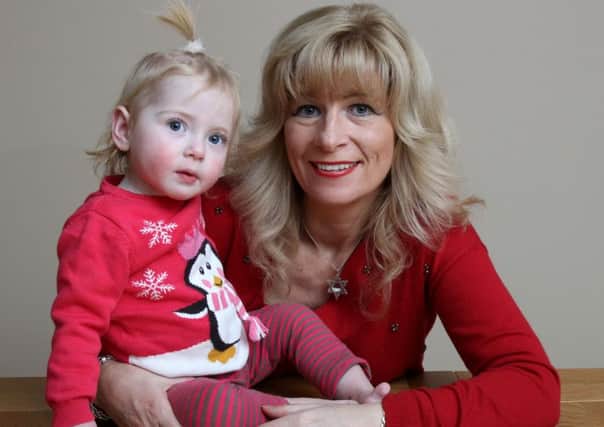 Lydia is pictured with her mum Clare