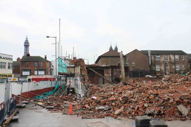The demolished Syndicate nightclub, in December 2015