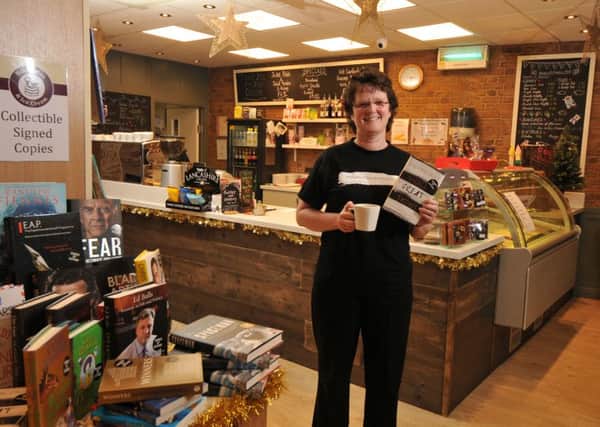 Elaine Silverwood at her revamped shop, Book, Bean and Ice Cream, in Kirkham
