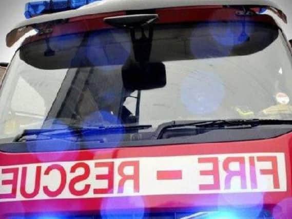 Fire crews were called to a home in Fleetwood