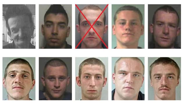 Nine of the people on Blackpool Police's Christmas wanted list are still being hunted. One has been released without charge.