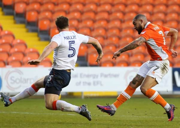 Kyle Vassell shoots but Pool fired blanks against Luton
