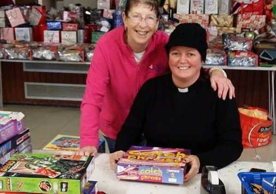 Linda McEvilly and Rev. Linda Tomkinson