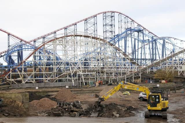 Launch of the new ride at Blackpool Pleasure Beach