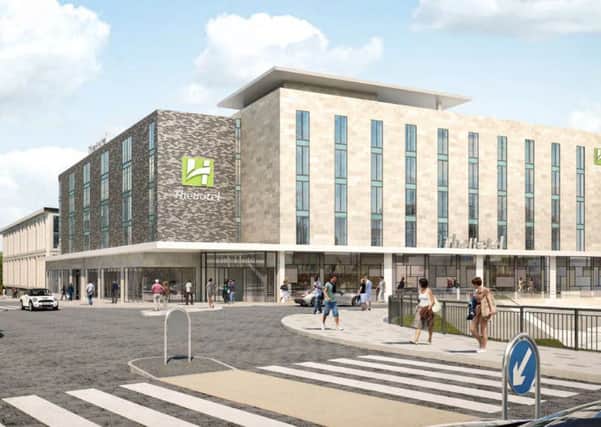 Artists impression of a new hotel in Bickerstaffe Square proposed as part of phase 2 of the Talbot Gateway