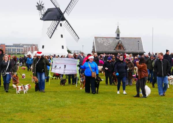 Dog walkers met to show their opposition to controversial new public space protection orders (PSPOs) planned in Fylde
