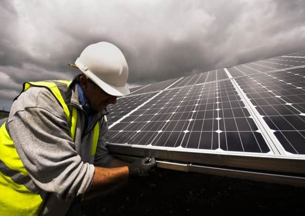 Solar panels cpould be a source of power for small and medium sized businesses as energy security becomes crucial says the Federation of Small Businesses