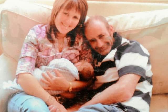 Debbie Johnson's husband, Johne Johnson, died suddenly from a brain haemorrage