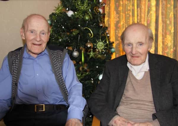 Twin brothers Donald and Geoffrey Oates, 93, were reunited in Garstang