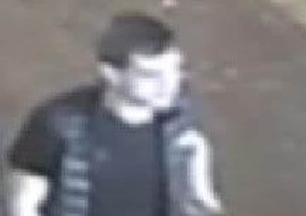 Police would like to speak to this man in connection with an assault in Queen Street