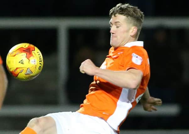 Blackpool's Jim McAlister is having to be patient