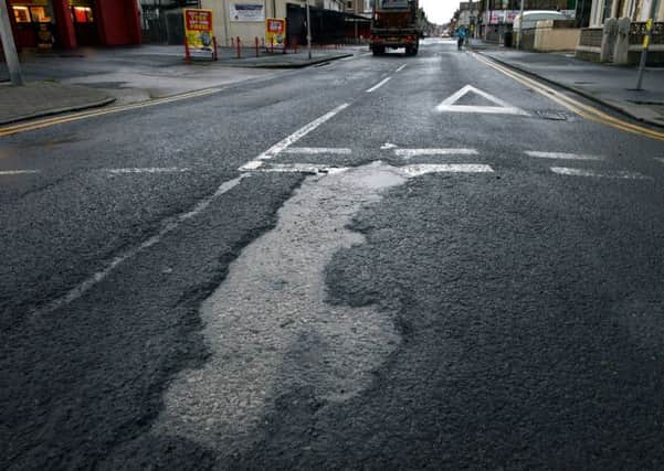Potholes on Bond Street, Blackpool, which have now been fixed