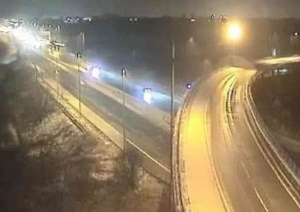 A lorry driver died from injuries he sustained in last night's crash, police said.