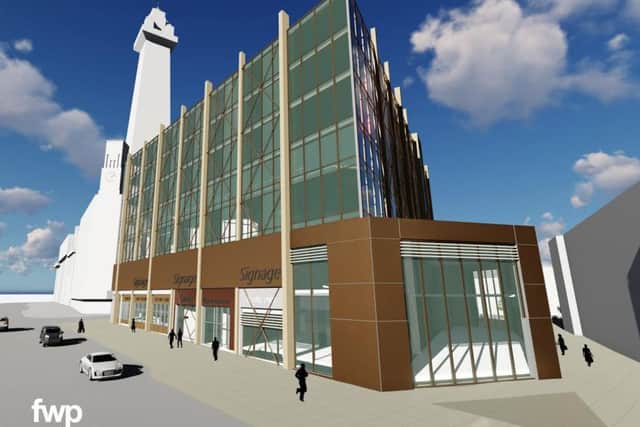 An artists impression of the proposed Sands Hotel on Central Promenade, Blackpool