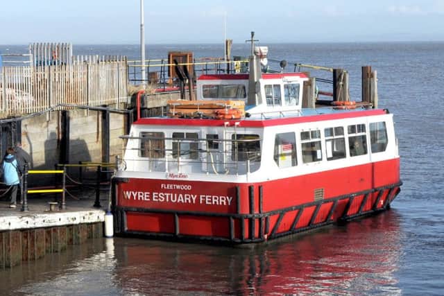 The Fleetwood to Knott End ferry