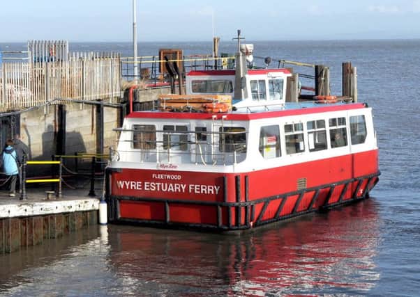 The Fleetwood to Knott End ferry